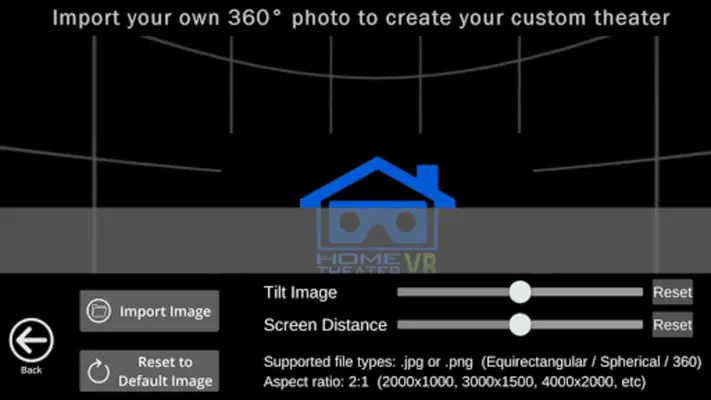 Home Theater VR android App screenshot 1